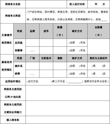 網(wǎng)絡(luò)安全定級備案信息表 網(wǎng)絡(luò)和信息安全軟件開發(fā)指南